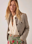 Creme blouse solstice virginia