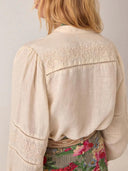 Creme blouse solstice virginia