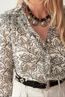 Ecru blouse dylan
