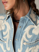 Denim western blouse frankie