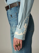 Denim western blouse frankie