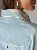 Denim western blouse frankie