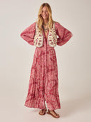 Geborduurd gilet freak folk lola