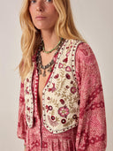 Geborduurd gilet freak folk lola