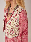 Geborduurd gilet freak folk lola