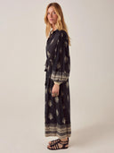 Maxi jurk eleonora black henna