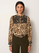 multi gekleurde blouse amelia