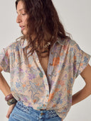 Multigekleurde blouse maui pua