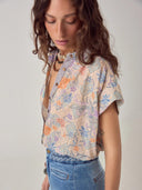 Multigekleurde blouse maui pua