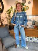 Blouse narciso light blue