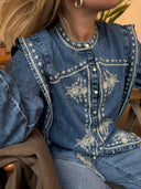 Blouse narciso light blue
