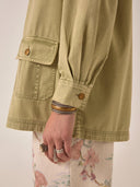 Groene field jacket noa