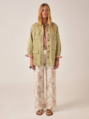 Groene field jacket noa