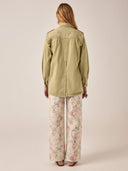 Groene field jacket noa