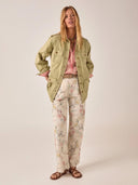 Groene field jacket noa