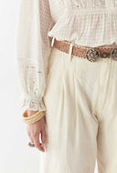 Broek met embroidery lolo