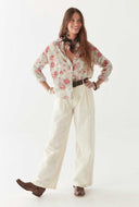 Broek met embroidery lolo