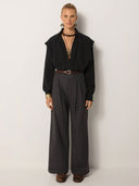 Zwarte blouse capucine ash