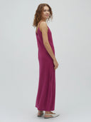 Roze maxi jurk leslee-m