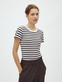 Bruin gestreept t-shirt otis-m