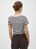 Bruin gestreept t-shirt otis-m