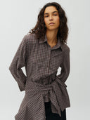 Geruite blouse arlia-m
