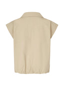 Beige gilet matis-m
