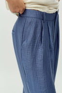 Relaxte blauwe broek branwen-m