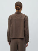Bruine blouse elio-m