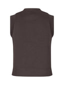 Bruine mouwloze top lorencia-m