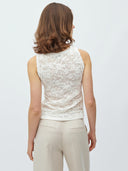 Creme kanten top raylan-m