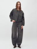Donker grijze jacket exana-m