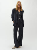 Donkerblauwe blazer dravina-m