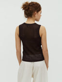 Gebreide mouwloze top callis-m
