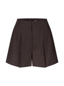 Beige linnen short cristiana-m