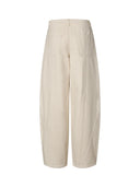 Ecru barrel jeans almira-m