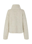 Ecru turtleneck sweater kemina-m