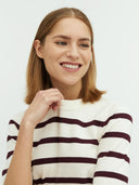 Bruin gestreepte top carla-m java