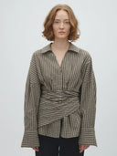 Geruite blouse isidor-m