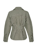 Geruite blouse isidor-m