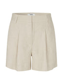 Beige linnen short cristiana-m