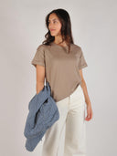 Lichtbruin t-shirt amana-m