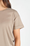 Lichtbruin t-shirt amana-m
