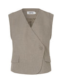 Lichtbruin gilet beckma-m