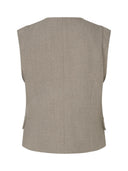 Lichtbruin gilet beckma-m
