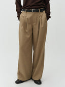 Lichtbruine pantalon viole-m