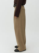 Lichtbruine pantalon viole-m