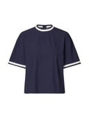 Donkerblauwe top rimaya-m