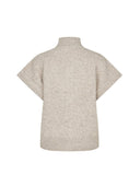 Beige vest roselina short-m