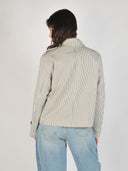 Zwart gesteepte trenchcoat becker-m